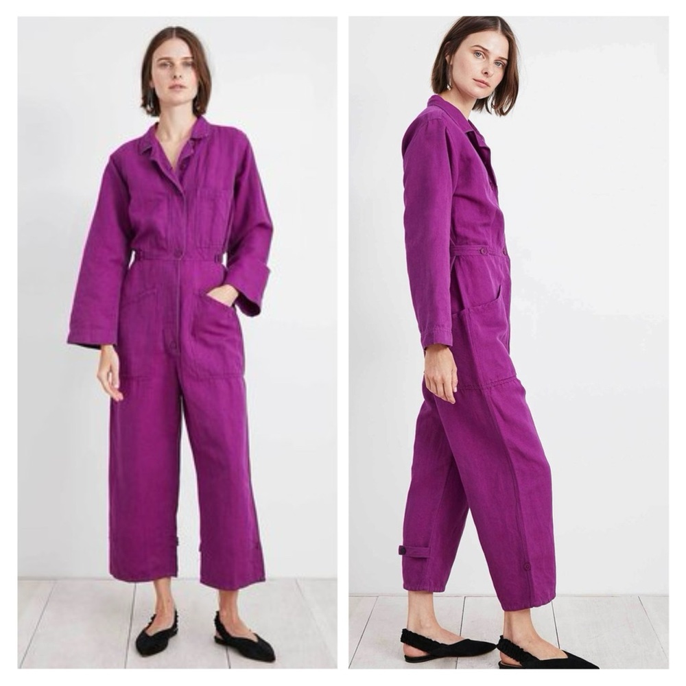 Apiece Apart Ares Jumpsuit in Plum